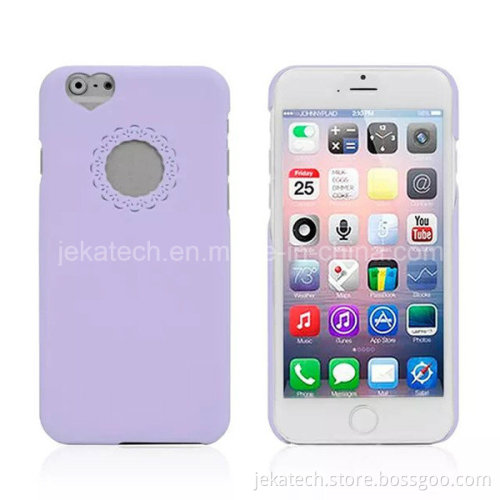 Heart Design Flower Plastic Case Cover for iPhone 6 Plus 5.5inch